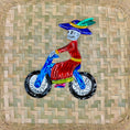 Bild in Galerie-Betrachter laden, Mexikanische Hojolata Calavera Fahrradfahrer - handgefertigte Día de los Muertos Wanddekoration aus Mexiko