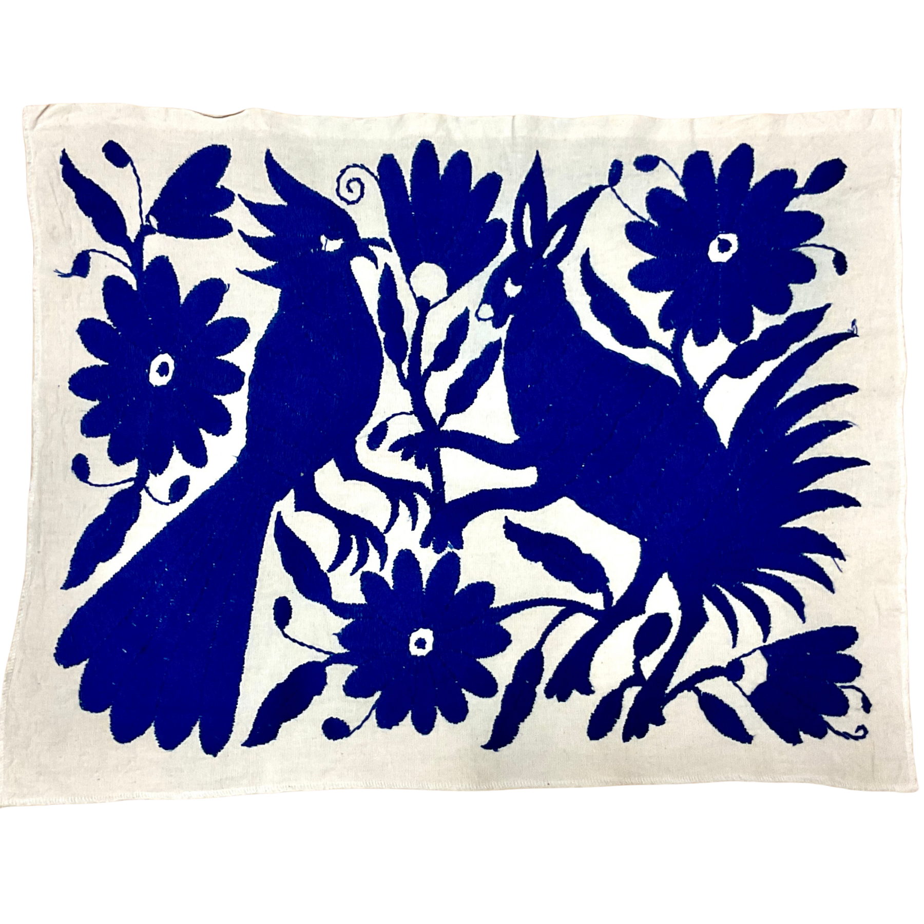 Otomí-Stickerei (ca. 40x35 cm) – Mexikanisches Textilkunstwerk aus traditioneller Handarbeit (30+ Varianten)