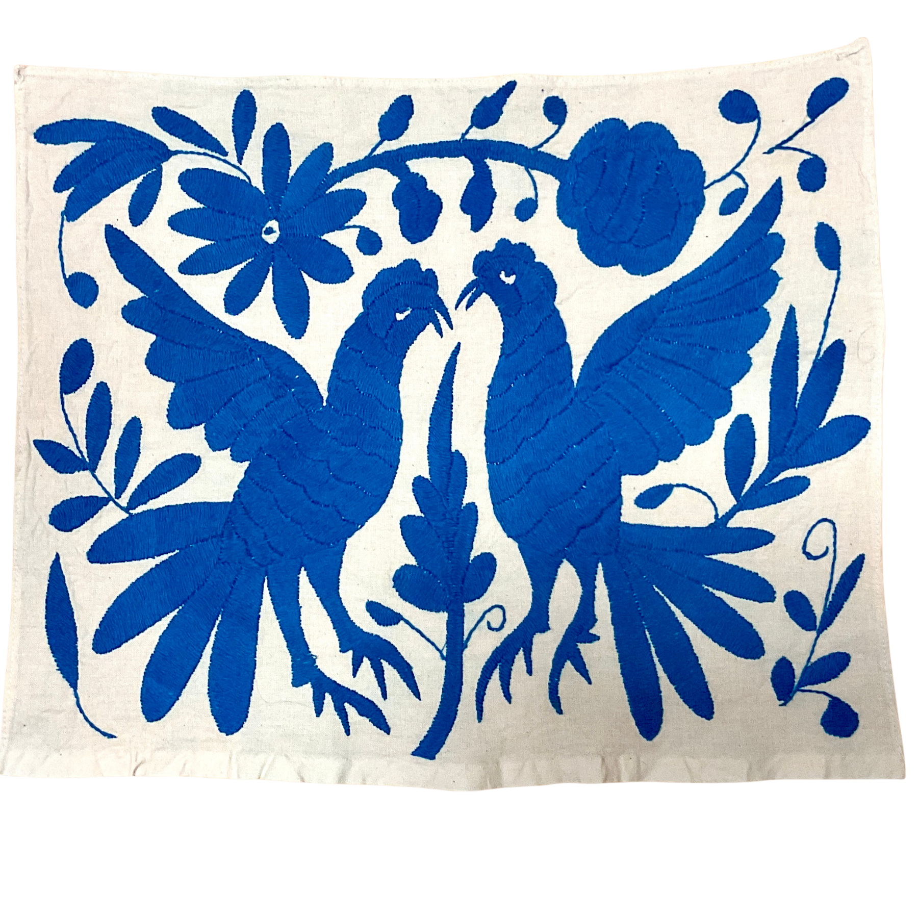 Otomí-Stickerei (ca. 40x35 cm) – Mexikanisches Textilkunstwerk aus traditioneller Handarbeit (30+ Varianten)