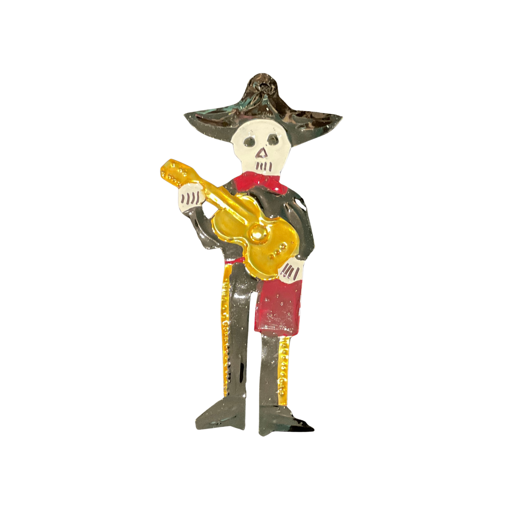 Handgefertigte Hojolata-Figuren aus Mexiko – traditionelle Weißblechkunst zum Día de los Muertos
