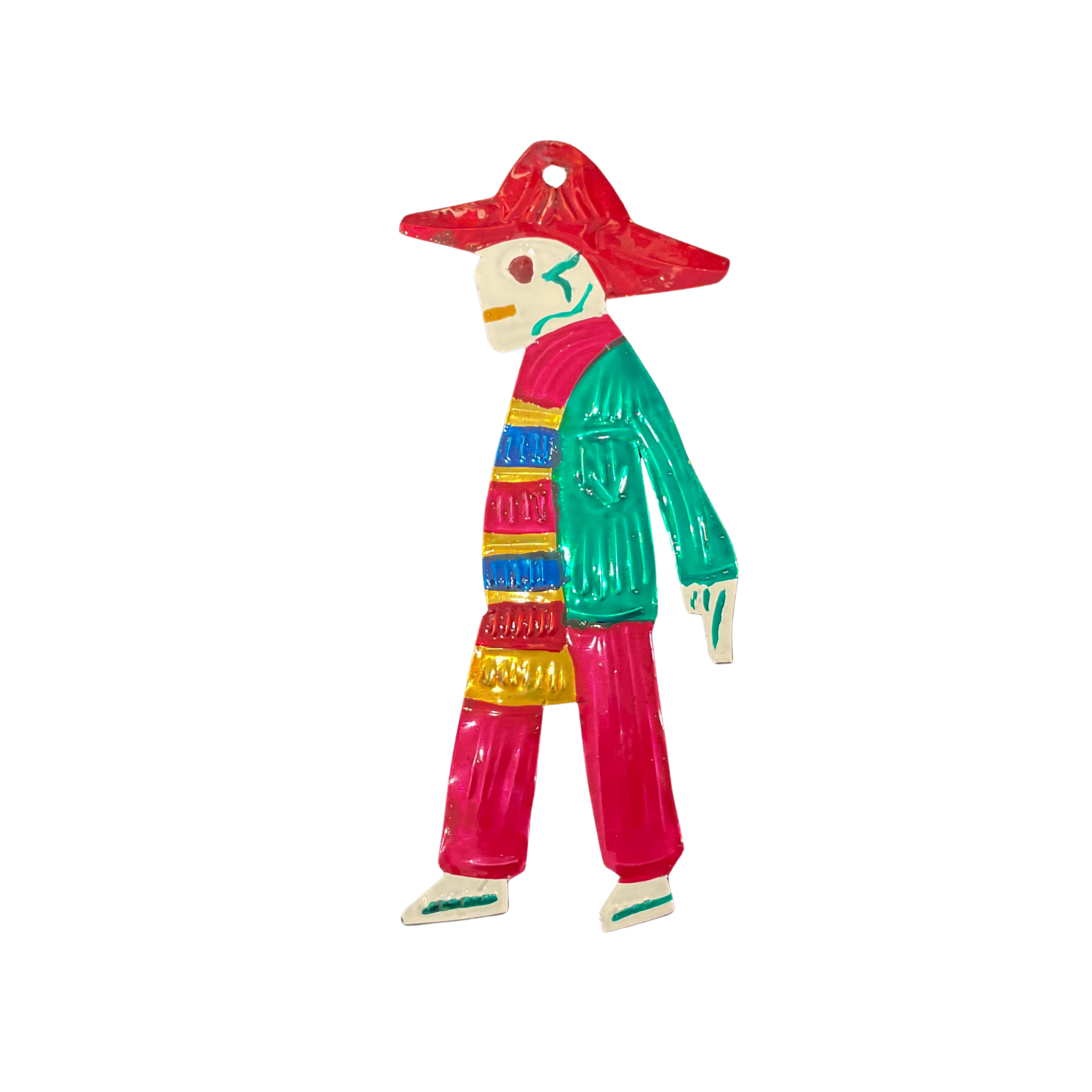 Handgefertigte Hojolata-Figuren aus Mexiko – traditionelle Weißblechkunst zum Día de los Muertos