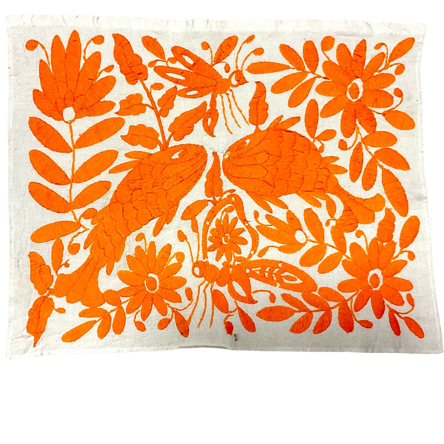 Otomí-Stickerei (ca. 40x35 cm) – Mexikanisches Textilkunstwerk aus traditioneller Handarbeit (30+ Varianten)