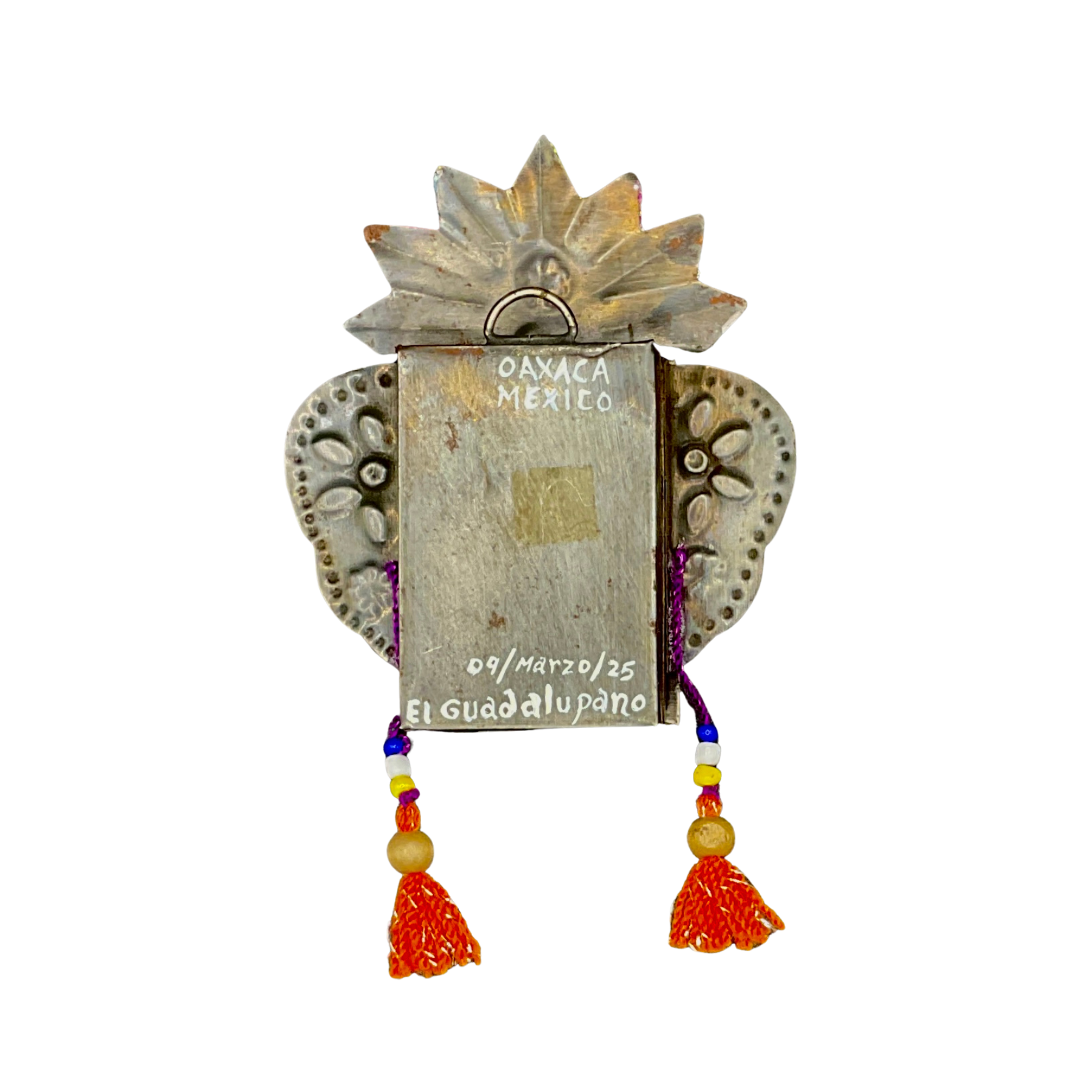 Nicho Box Frida von hinten mit Signatur