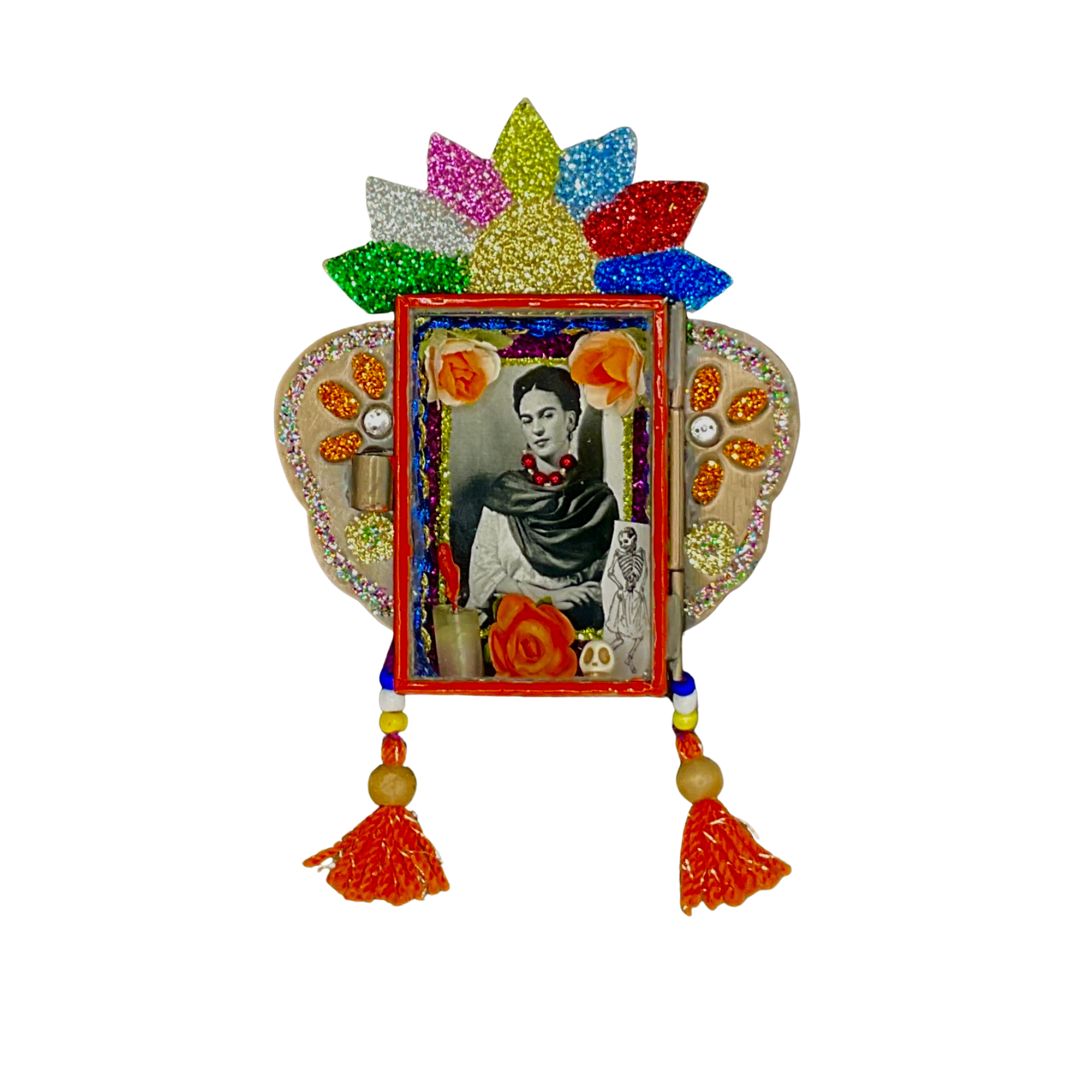 Frida Kahlo Nicho Box – Handgefertigte Kunst aus Mexiko