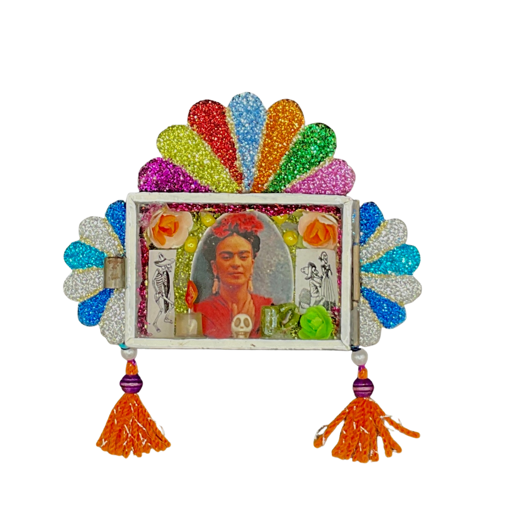 Frida Kahlo Nicho Box – Handgefertigte Kunst aus Mexiko