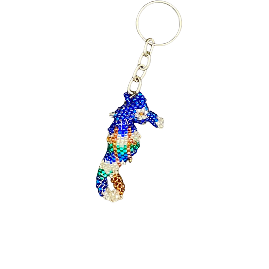 Handgewebte Glasperlen-Schlüsselanhänger aus Guatemala – Kunsthandwerk aus Santiago Atitlan