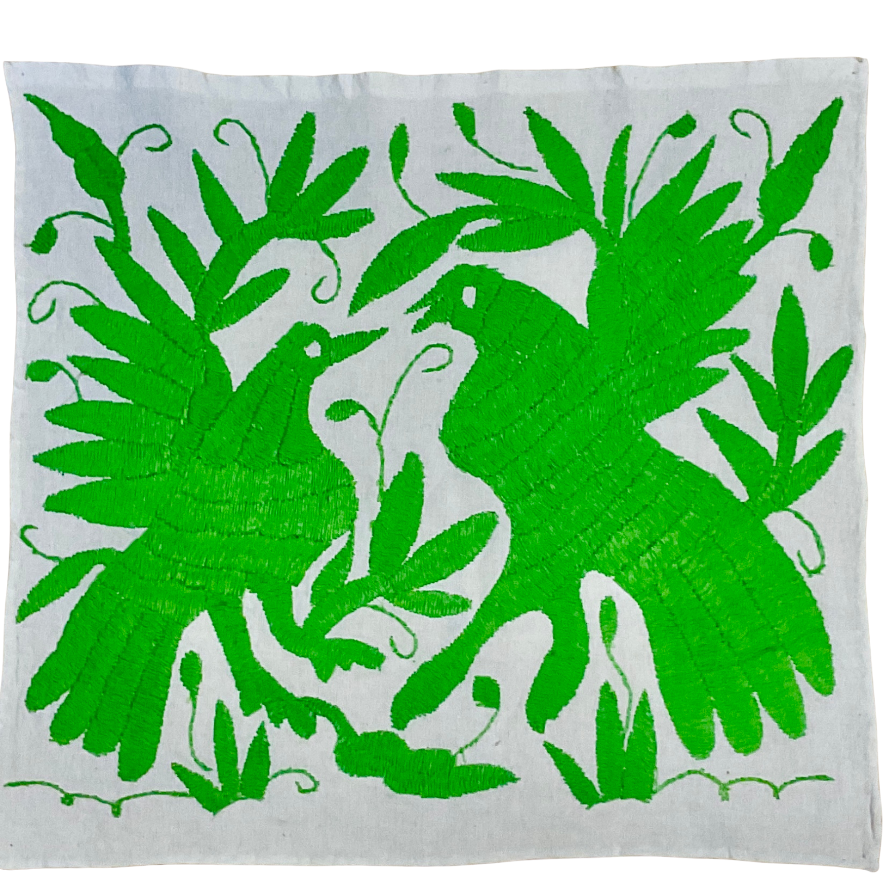 Otomí-Stickerei (ca. 40x35 cm) – Mexikanisches Textilkunstwerk aus traditioneller Handarbeit (30+ Varianten)